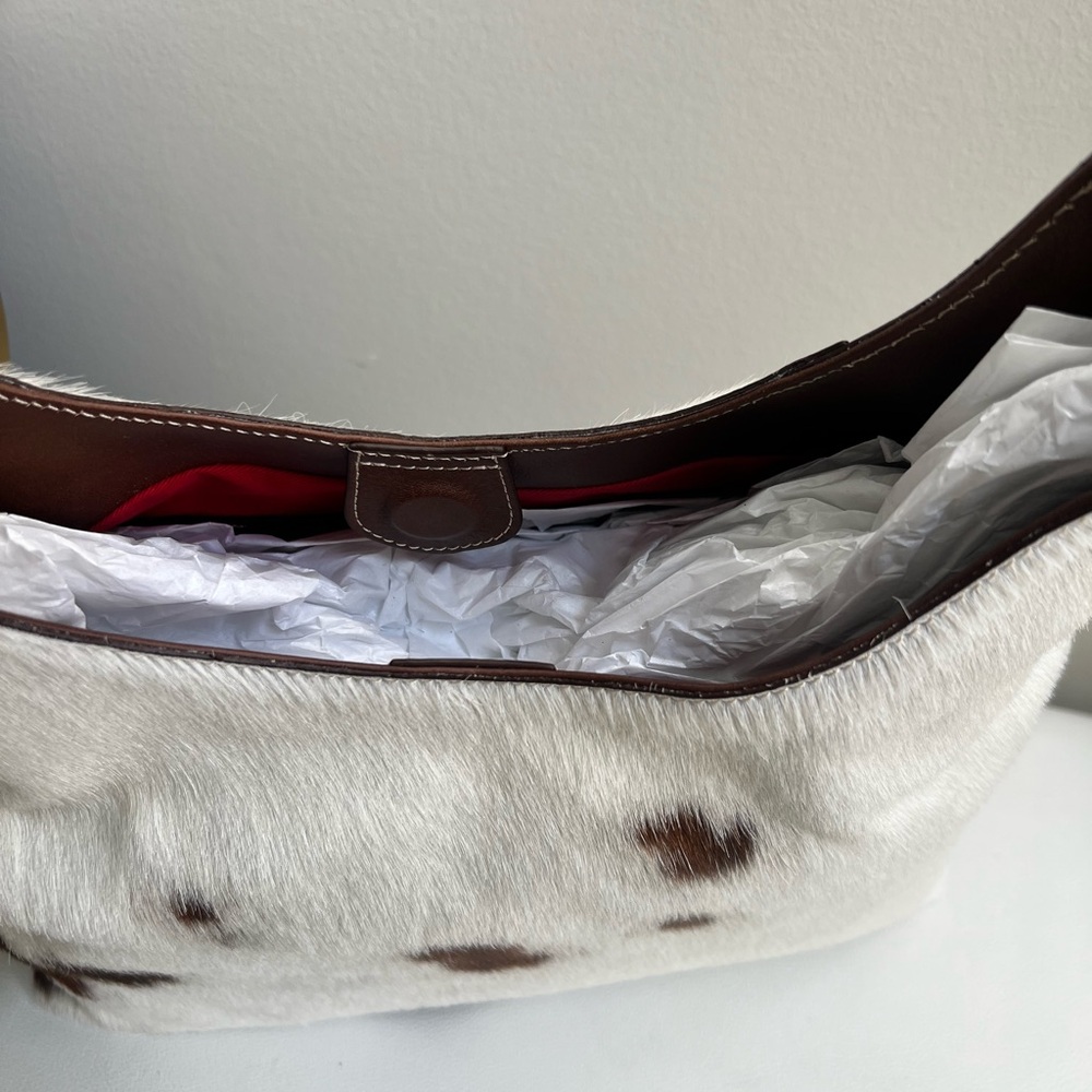 CAVALCANTI Cowhide Hobo Shoulder Bag NEW!!! - Picture 4 of 11